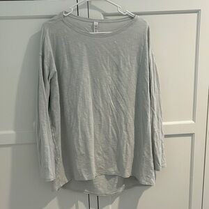lululemon athletica soft blue Long Sleeve Tee